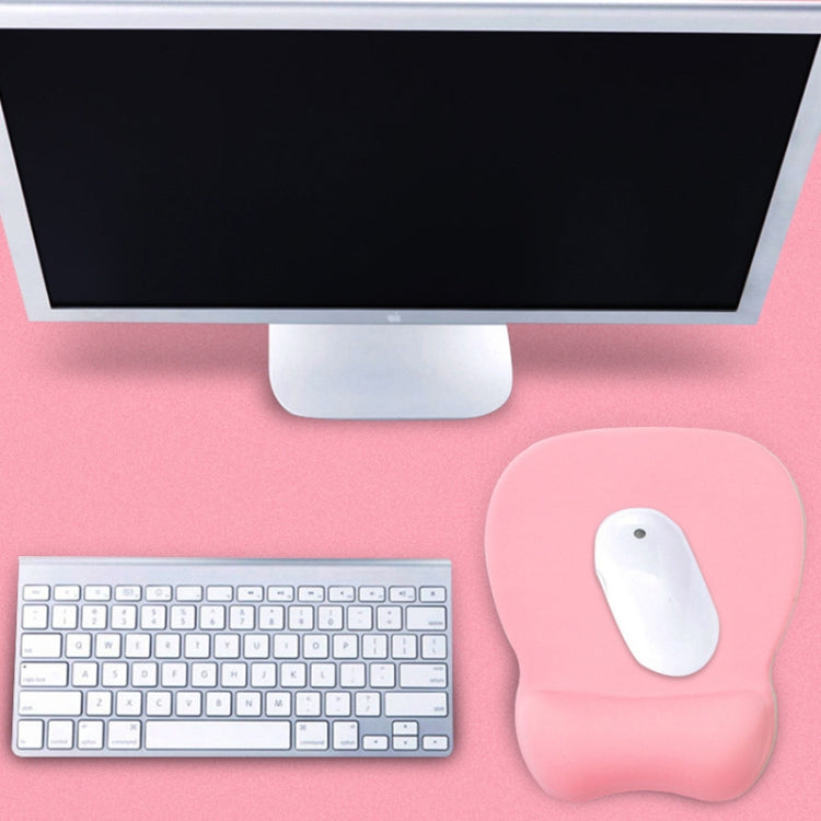 MONTIAN MF-01 Oval Slow Rebound Memory Cotton Soft Bracer Mouse Pad(Pink) by buy2fix