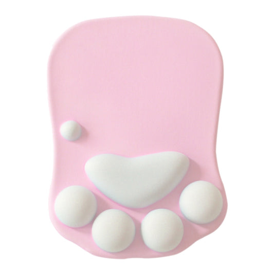 MONTIAN Cat Claw Shape Slow Soft Bracer Non-slip Silicone Mouse Pad (Pink) - Mouse Pads by REMAX | Online Shopping UK | buy2fix