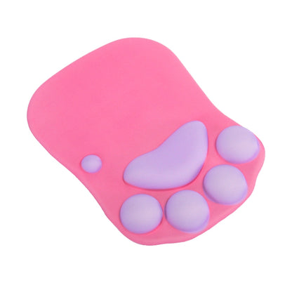 MONTIAN Cat Claw Shape Slow Soft Bracer Non-slip Silicone Mouse Pad (Rose Red) - Mouse Pads by REMAX | Online Shopping UK | buy2fix