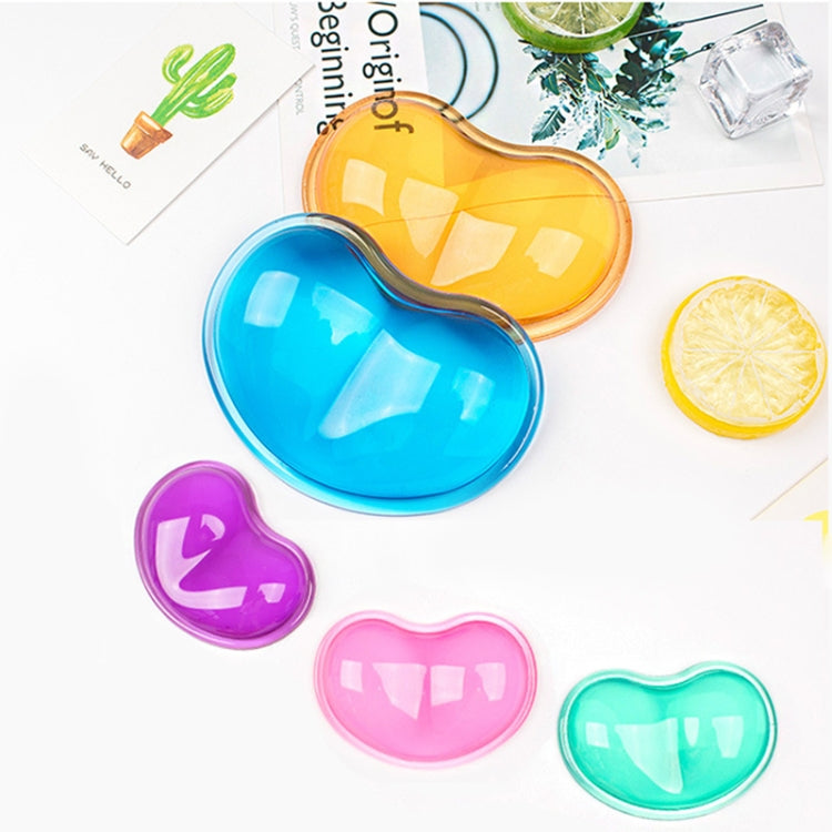 MONTIAN 2 PCS Transparent Silicone Bracer Heart-shaped Mouse Wrist Supporter, Random Color Delivery by buy2fix