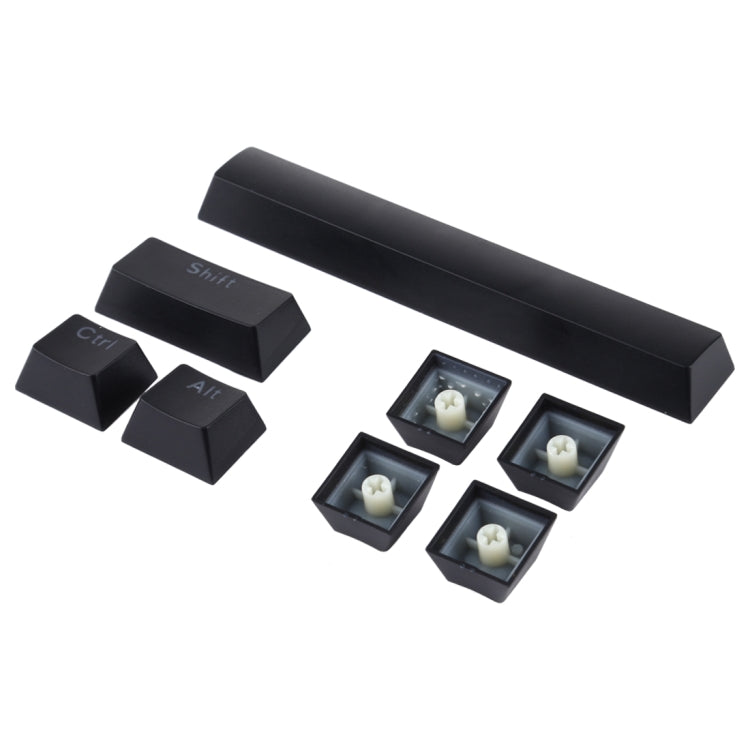 ABS Translucent Keycaps, OEM Highly Mechanical Keyboard, Universal Game Keyboard (Black) by buy2fix