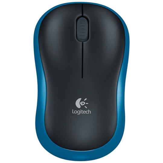 Souris optique sans fil Logitech M185 2,4 GHz 3 touches 1000 DPI, portée sans fil : 10 m (bleu)