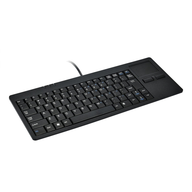 MC-818 82 Keys Touch-pad Ultra-thin Wired Computer Keyboard - Wired Keyboard by buy2fix | Online Shopping UK | buy2fix