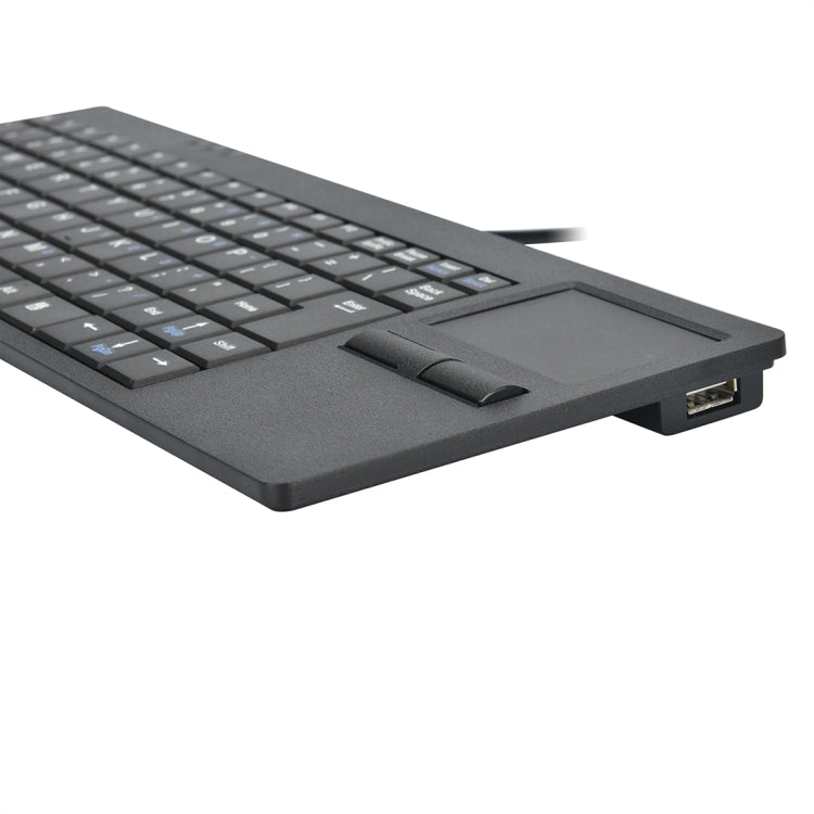 MC-818 82 Keys Touch-pad Ultra-thin Wired Computer Keyboard - Wired Keyboard by buy2fix | Online Shopping UK | buy2fix