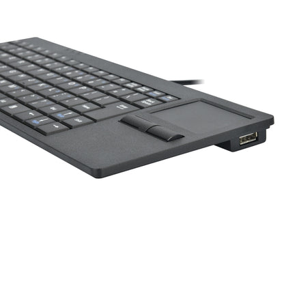 MC-818 82 Keys Touch-pad Ultra-thin Wired Computer Keyboard - Wired Keyboard by buy2fix | Online Shopping UK | buy2fix
