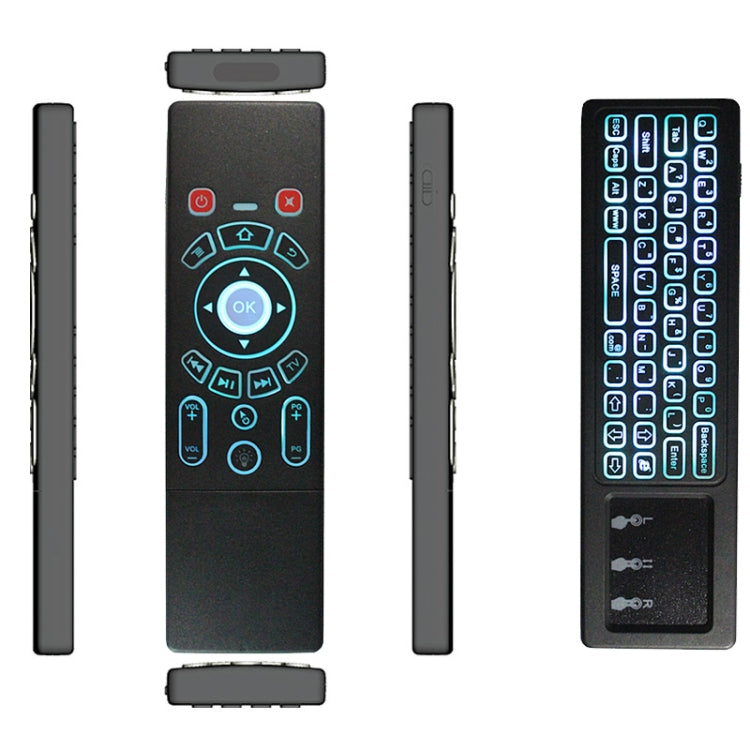 T6 Colorful Light Version Air Mouse 2.4GHz Wireless Keyboard Remote Controller with Touchpad & IR Learning for PC, Android TV Box / Smart TV, Multi-media Devices by buy2fix