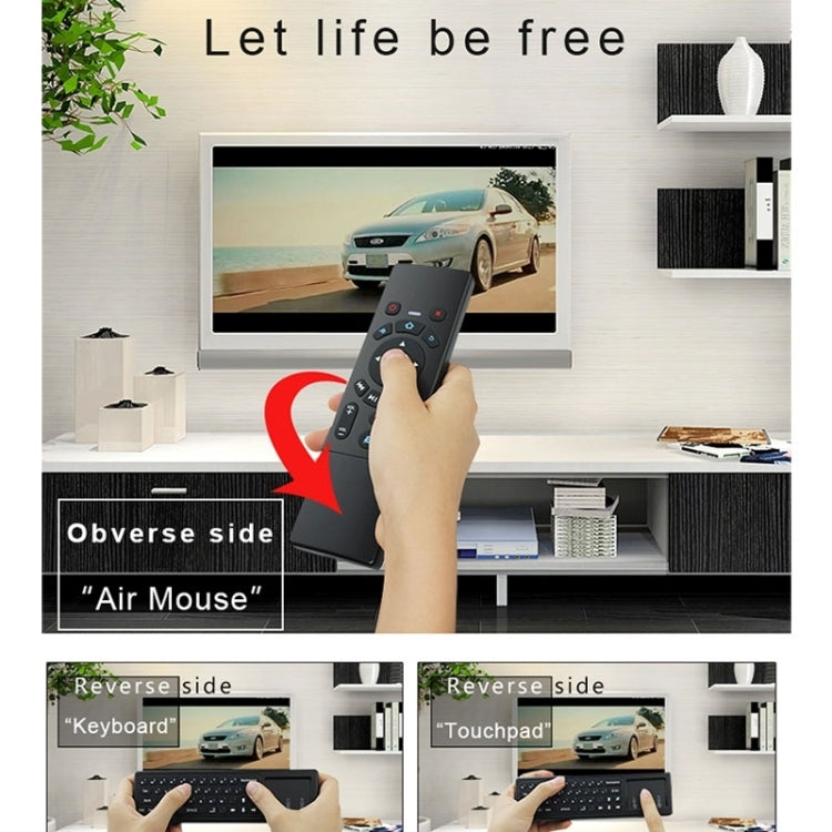 T6 Colorful Light Version Air Mouse 2.4GHz Wireless Keyboard Remote Controller with Touchpad & IR Learning for PC, Android TV Box / Smart TV, Multi-media Devices by buy2fix