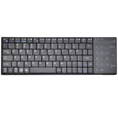 K-07 ABS Wireless Chargeable Bluetooth Touch Keyboard(Black) by buy2fix