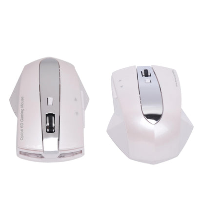 MZ-011 2.4GHz 1600DPI Wireless Rechargeable Optical Mouse with HUB Function(Pearl White) by buy2fix