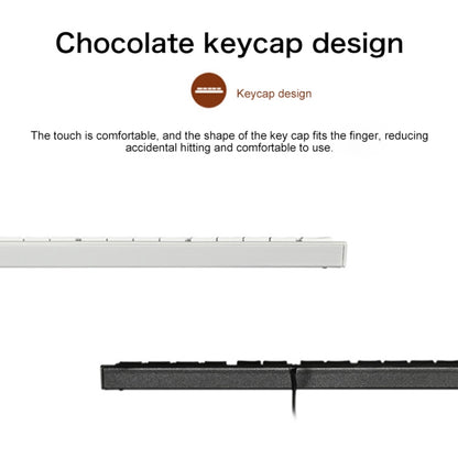 Lenovo K5819 Office Simple Ultra-thin Wired Keyboard (Black) - Wired Keyboard by Lenovo | Online Shopping UK | buy2fix