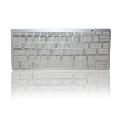 KM-808 2.4GHz Wireless Multimedia Keyboard + Wireless Optical Pen Mouse with USB Receiver Set for Computer PC Laptop, Random Pen Mouse Color Delivery(White) by buy2fix