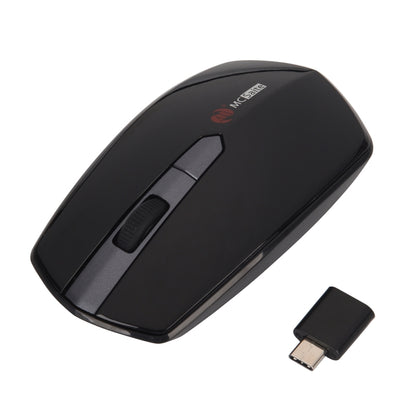MCSaite MC-369AG USB-C / Type-C 1600DPI Three-speed Adjustable 4-button Wireless Optical Mouse by buy2fix