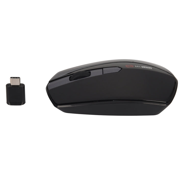 MCSaite MC-369AG USB-C / Type-C 1600DPI Three-speed Adjustable 4-button Wireless Optical Mouse by buy2fix