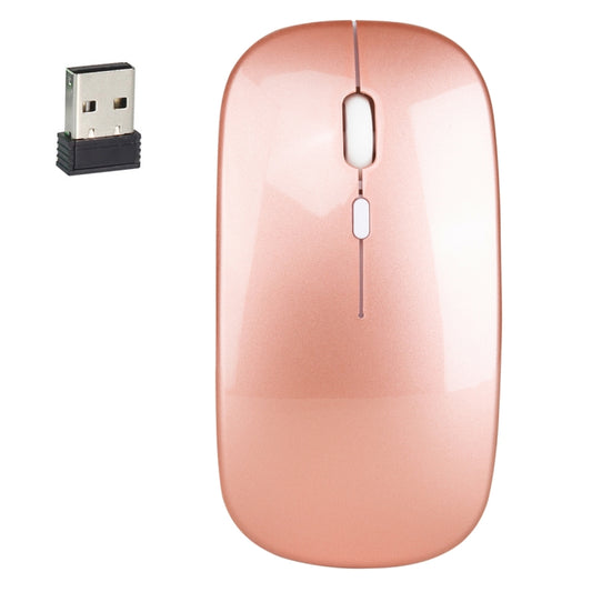 HXSJ M80 2.4GHz Wireless 1600DPI Three-speed Adjustable Optical Mute Mouse (Rose Gold) - Wireless Mice by HXSJ | Online Shopping UK | buy2fix