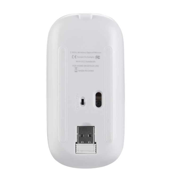 HXSJ M80 2.4GHz Wireless 1600DPI Three-speed Adjustable Optical Mute Mouse (Gold) - Wireless Mice by HXSJ | Online Shopping UK | buy2fix
