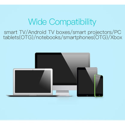 H18+ 2.4GHz Mini Wireless Keyboard Full Touchpad with 3-Level Adjustable Backlight(Black) - MINI PC Accessories & Gadgets by buy2fix | Online Shopping UK | buy2fix