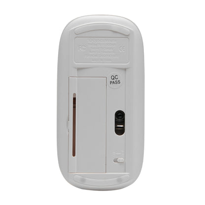 TM-823 2.4G 1200 DPI Wireless Touch Scroll Optical Mouse for Mac Desktop Laptop(White) by buy2fix