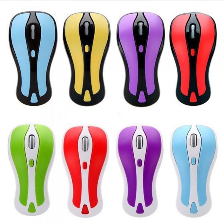 PR-01 6D Gyroscope Fly Air Mouse 2.4G USB Receiver 1600 DPI Wireless Optical Mouse for Computer PC Android Smart TV Box (Purple + Black) by buy2fix