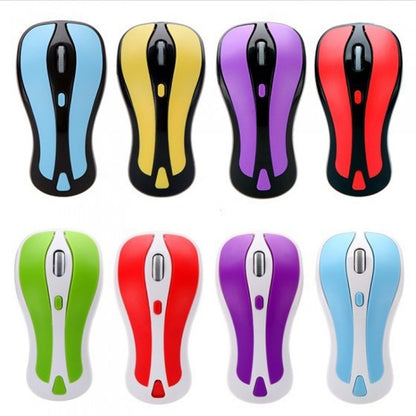 PR-01 6D Gyroscope Fly Air Mouse 2.4G USB Receiver 1600 DPI Wireless Optical Mouse for Computer PC Android Smart TV Box (Purple + Black) by buy2fix