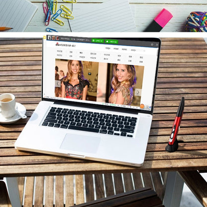 PR-03 2.4G USB Receiver Adjustable 1600 DPI Wireless Optical Pen Mouse for Computer PC Laptop Drawing Teaching (Red) by buy2fix