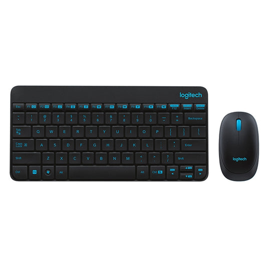Logitech MK245 Nano Wireless Keyboard Mouse Set (Black) - Wireless Keyboard by Logitech | Online Shopping UK | buy2fix