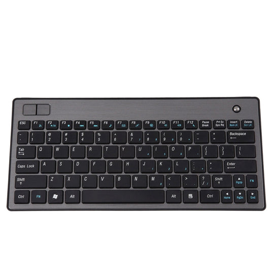 MC Saite Combo7126 Bluetooth 85 Keys Keyboard with Trackball for Windows / iOS / Android(Black)