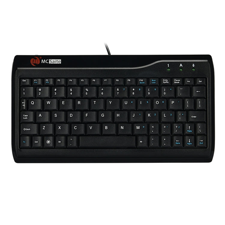 MC Saite MC-8017 Wired 78 Keys Mini Multimedia Computer Keyboard(Black) by MC Saite