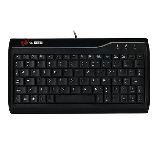 MC Saite MC-8017 Wired 78 Keys Mini Multimedia Computer Keyboard(Black) by MC Saite