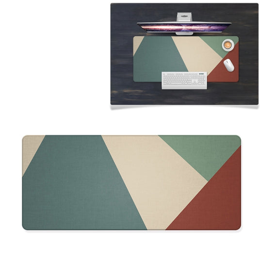 YINDIAO Grand tapis de souris en caoutchouc antidérapant pour bureau de jeu, taille : 800 x 300 mm (géométrie)