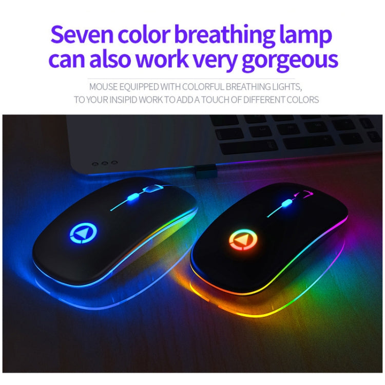 YINDIAO A2 2.4GHz 1600DPI 3-modes Adjustable Wireless Silent Mouse, Battery Powered(Rose Gold) - Wireless Mice by YINDIAO | Online Shopping UK | buy2fix