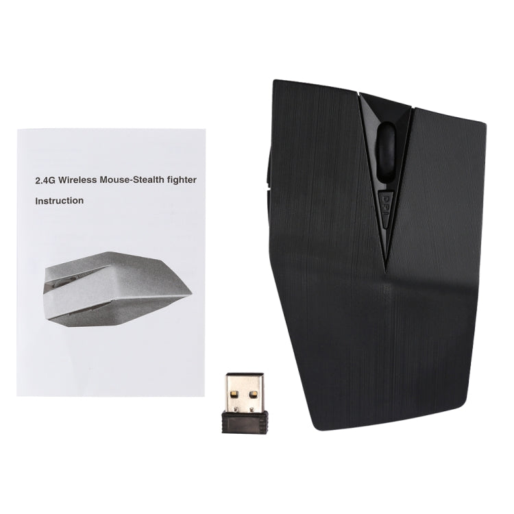 2.4GHz USB Receiver Adjustable 1200 DPI Wireless Optical Mouse for Computer PC Laptop (Black) by buy2fix