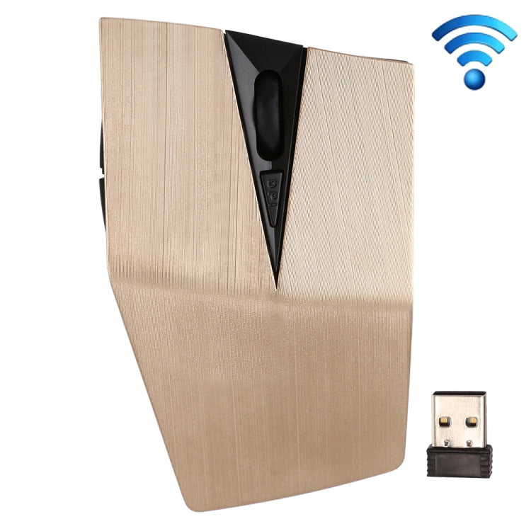 2.4GHz USB Receiver Adjustable 1200 DPI Wireless Optical Mouse for Computer PC Laptop (Gold) by buy2fix