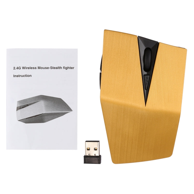 2.4GHz USB Receiver Adjustable 1200 DPI Wireless Optical Mouse for Computer PC Laptop (Yellow) by buy2fix