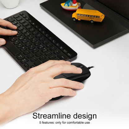 ZGB 512C USB Wired Computer Mouse(Black) by Chasing Leopard