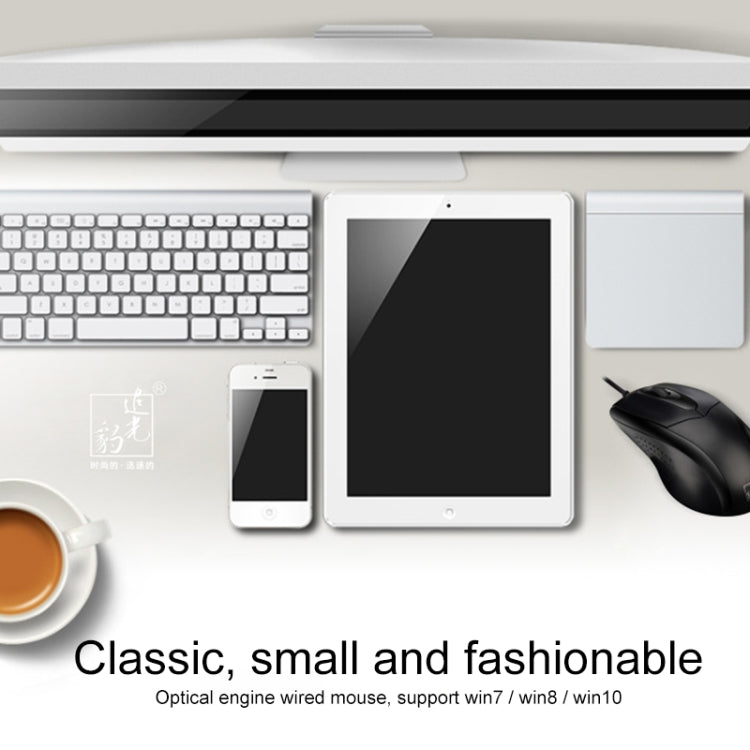 ZGB 512C USB Wired Computer Mouse(Black) by Chasing Leopard