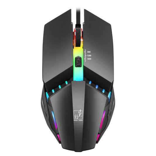 ZGB K3 USB RGB Streamer Wired Gaming Mouse(Black) by Chasing Leopard