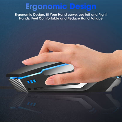 ZGB K3 USB RGB Streamer Wired Gaming Mouse(Black) by Chasing Leopard