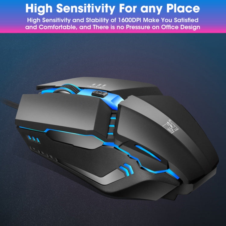 ZGB K3 USB RGB Streamer Wired Gaming Mouse(Black) by Chasing Leopard
