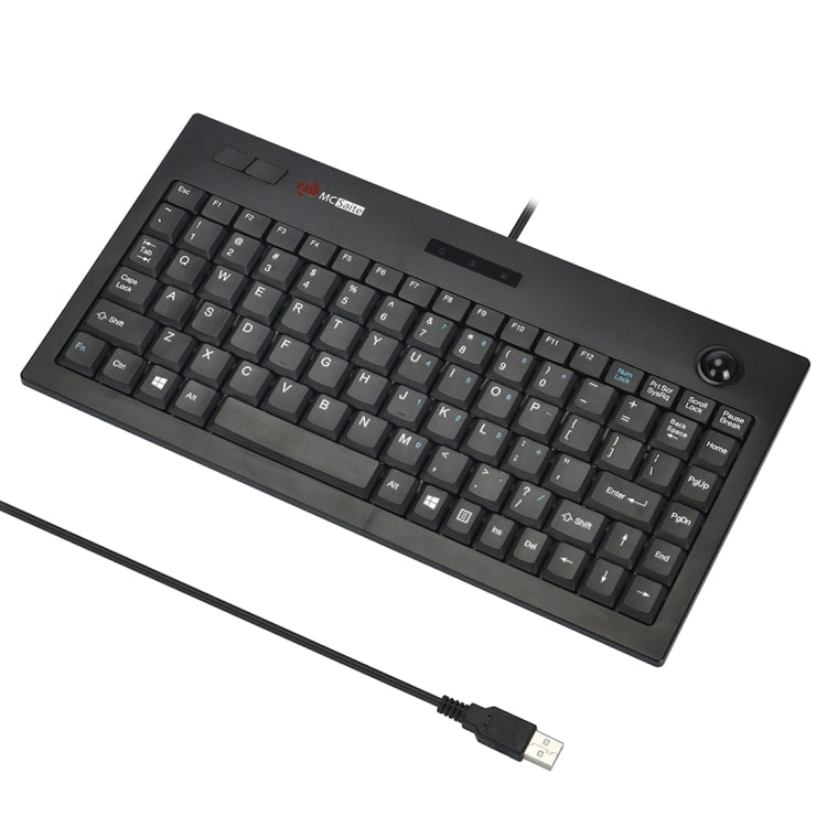 MC Saite MC-9712 Wired 88 Keys Multimedia Computer Keyboard with Trackball for Windows by MC Saite