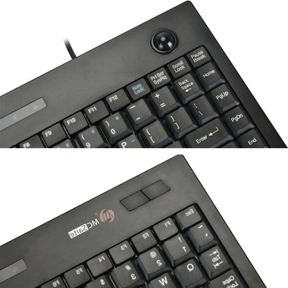 MC Saite MC-9712 Wired 88 Keys Multimedia Computer Keyboard with Trackball for Windows by MC Saite