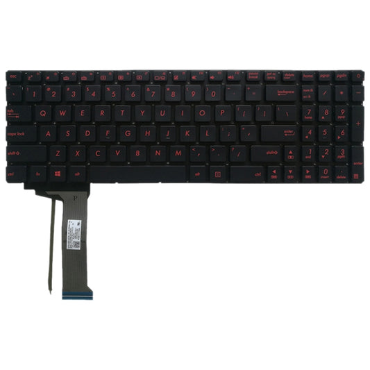US Keyboard with Backlight for Asus GL551 GL551J GL551JK GL551JM GL551JW GL551JX G552 G552V G552VW G552VX FZ50JX GL752VW GL742VW(Black) - Replacement Keyboards by buy2fix | Online Shopping UK | buy2fix
