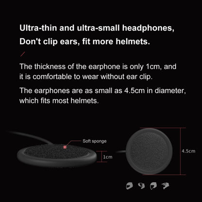 Dier DK11 800m Helmet Wireless Bluetooth Headset 5.0 Waterproof Double Motorcycle Call headset - Motorcycle Walkie Talkie by buy2fix | Online Shopping UK | buy2fix