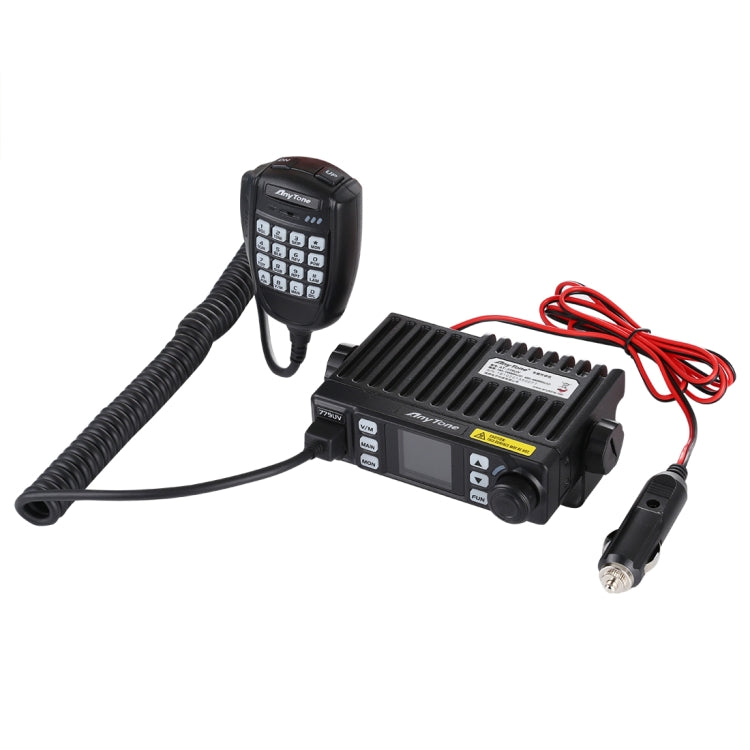 AnyTone AT-779UV Mobile Radio VHF / UHF Dual Band 200CH 25W FM Mobile Car Radio Walkie Talkie - Car Walkie Talkie by buy2fix | Online Shopping UK | buy2fix