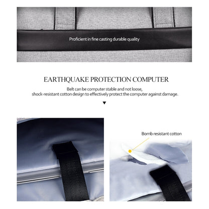 DJ06 Oxford Cloth Waterproof Wear-resistant Portable Expandable Laptop Bag for 15.6 inch Laptops, with Detachable Shoulder Strap(Pink) by buy2fix