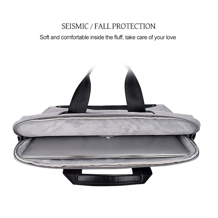 DJ08 Oxford Cloth Waterproof Wear-resistant Laptop Bag for 14.1 inch Laptops, with Concealed Handle & Luggage Tie Rod & Adjustable Shoulder Strap (Pink) by buy2fix