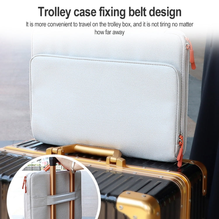 ND03S 14.1-15.4 inch Business Casual Laptop Bag(Grey) by buy2fix