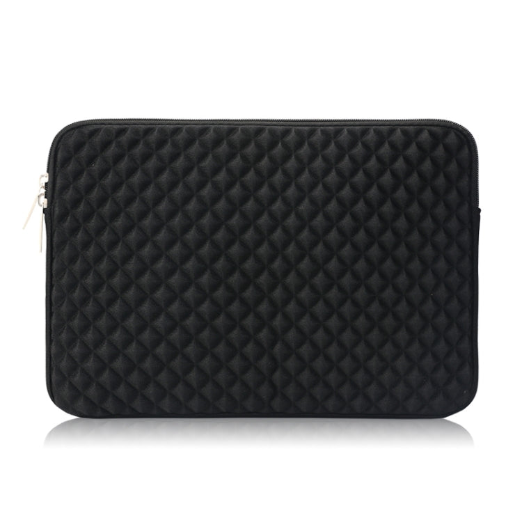 Diamond Texture Laptop Liner Bag, Size: 12-13 inch(Black) by buy2fix