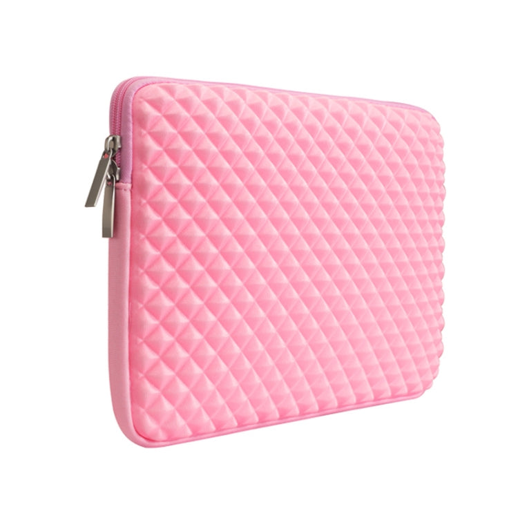 Diamond Texture Laptop Liner Bag, Size: 12-13 inch(Pink) by buy2fix