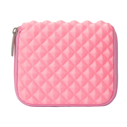 Diamond Texture Laptop Power Bag, Size: 16 x 13 x 1.5cm (Pink) by buy2fix