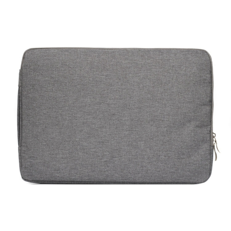 13.3 inch Universal Fashion Soft Laptop Denim Bags Portable Zipper Notebook Laptop Case Pouch for MacBook Air / Pro, Lenovo and other Laptops, Size: 35.5x26.5x2cm(Grey) by buy2fix